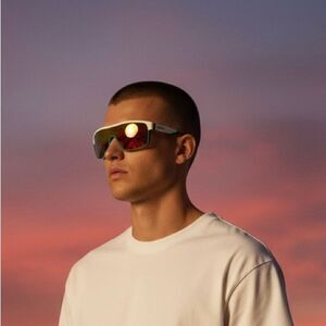 Body Glove Sport Sunglasses | Green & White | Mirrored Lens | NWT